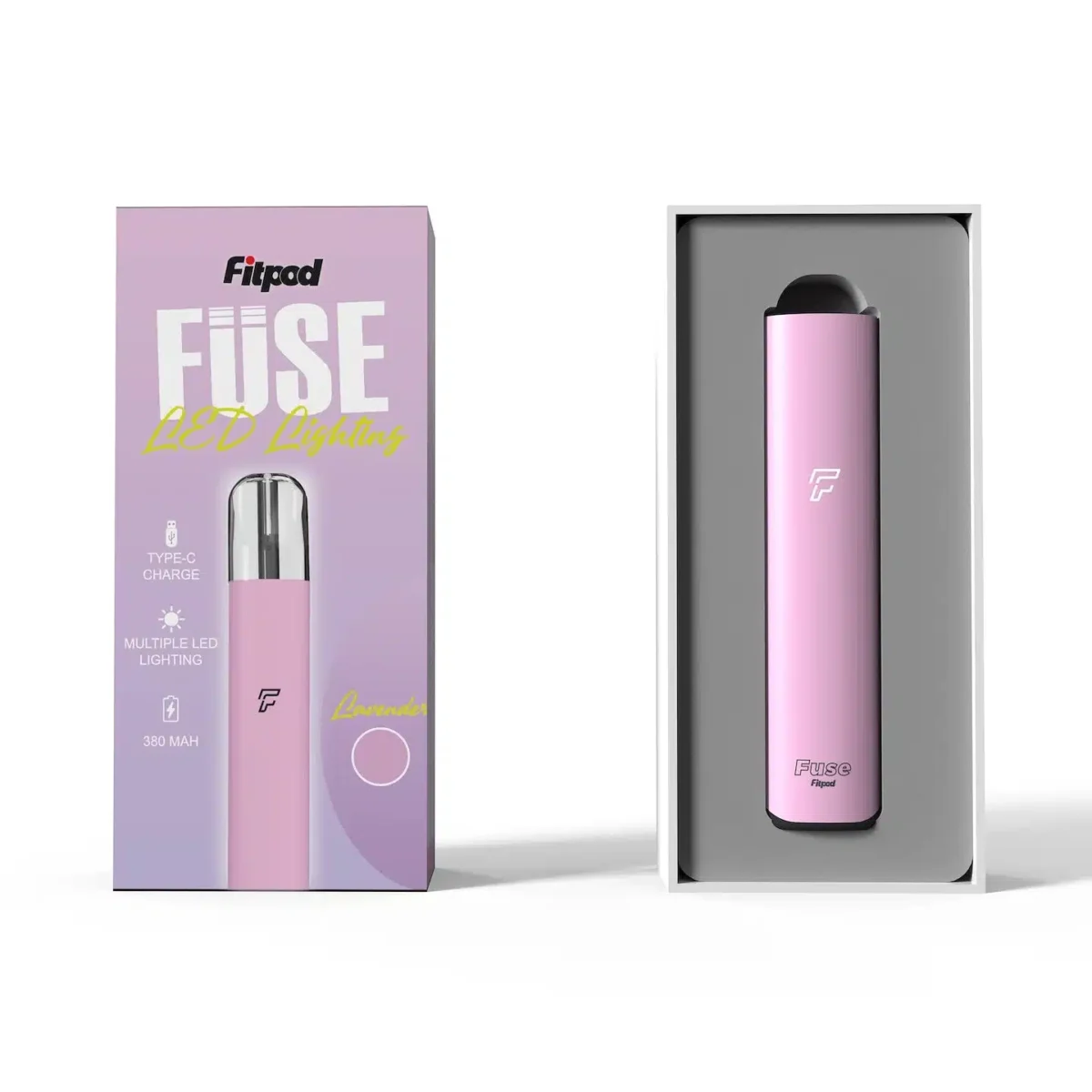 Fitpod Fuse主機支援RELX四五代｜380mAh電池Type-C快充電子煙設備