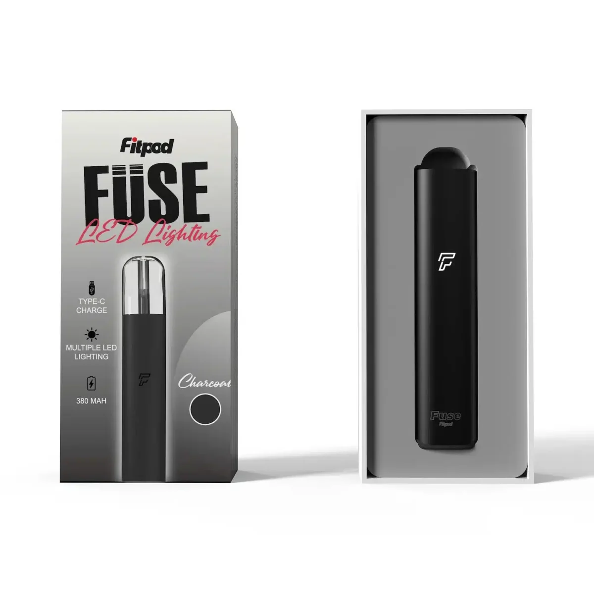 Fitpod Fuse主機支援RELX四五代｜380mAh電池Type-C快充電子煙設備