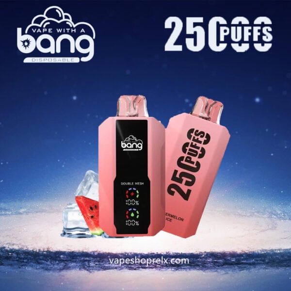 Bang Large screen 25000口超大容量一次性可充電電子煙/最新爆款