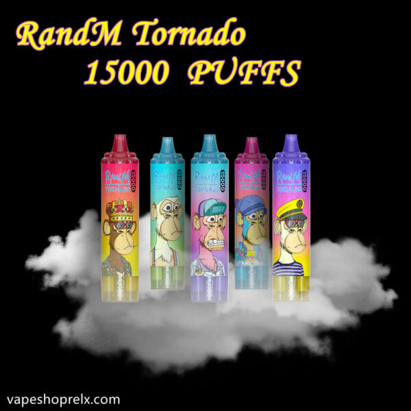 FUMOT Tornado RandM 15000 Puffs 歐美爆款 一次性電子煙/可充電拋棄式電子煙