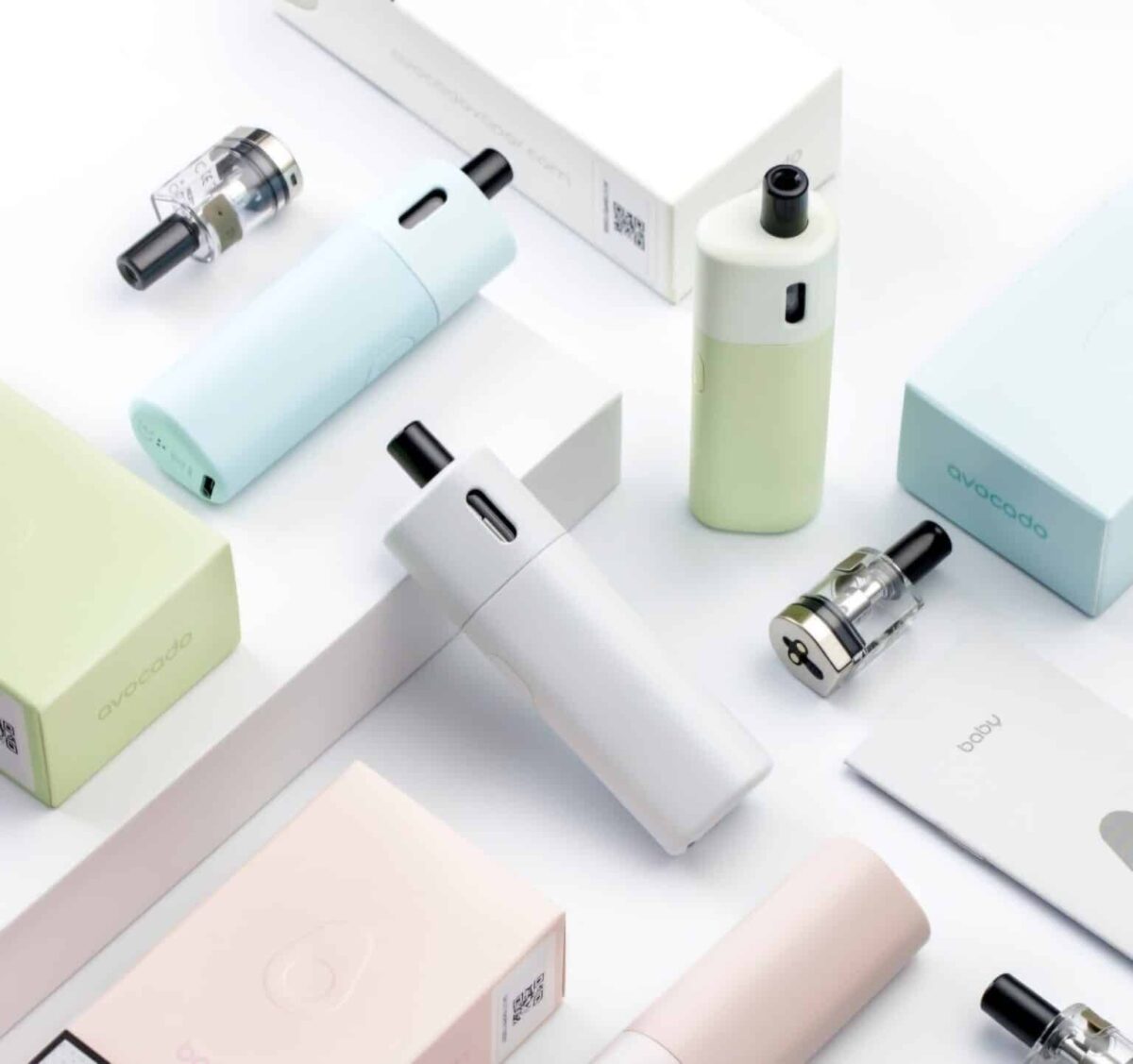VAPTIO Avocado Baby 酪梨寶寶｜1100mAh 小煙主機套裝｜三段功率調整